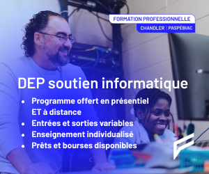 CFP Chandler/Paspébiac - Soutien informatique