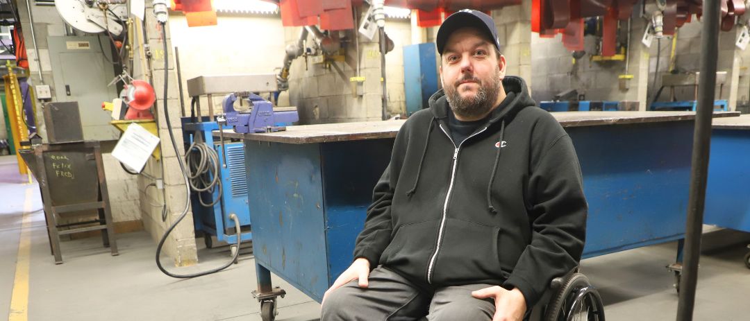 Danny Csoman: se réorienter dans un métier physique malgré un handicap