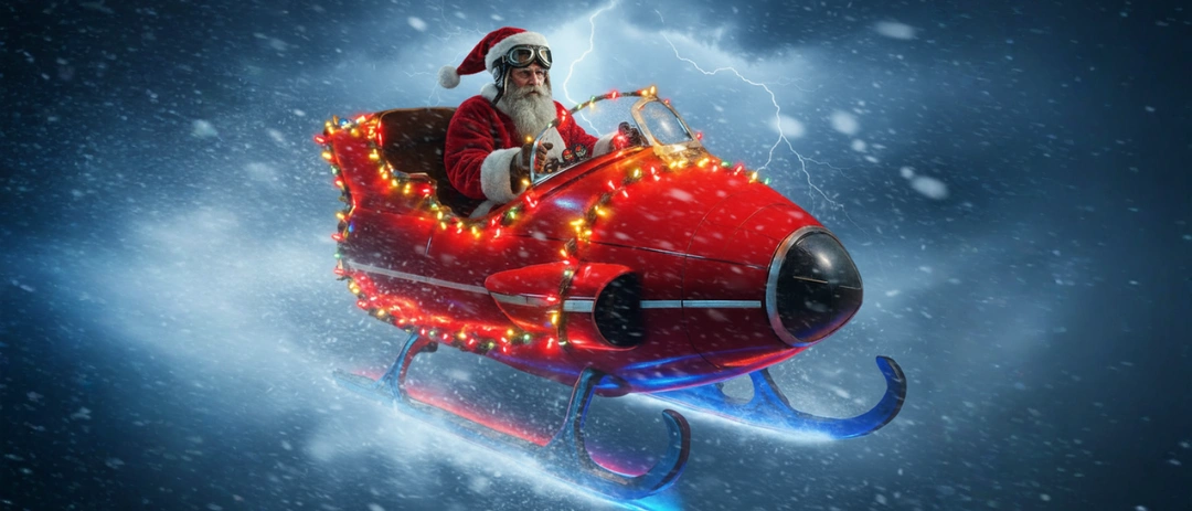 Par qui est construit le traîneau du Père Noël ? 