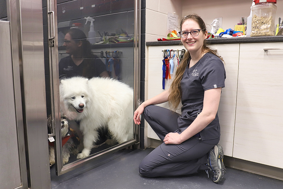 Métier : technicienne en santé animale