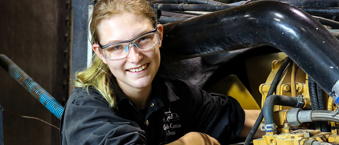 Frédérick Lamontagne, le garage comme salle de classe