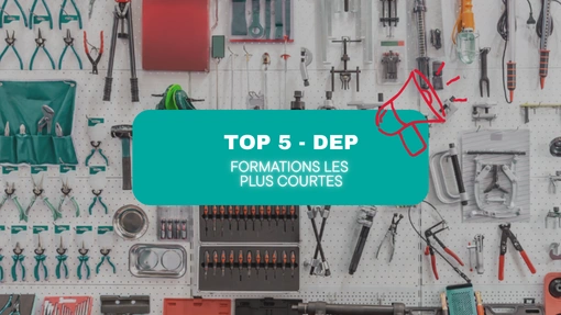 DEP : top 5 des formations les plus courtes