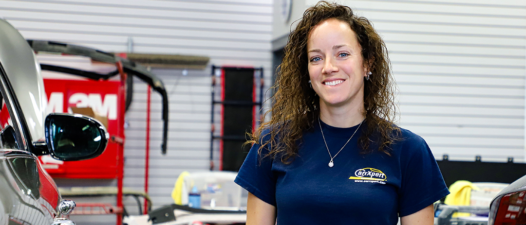 Jessica Leclerc, première femme carrossière au Mondial des métiers