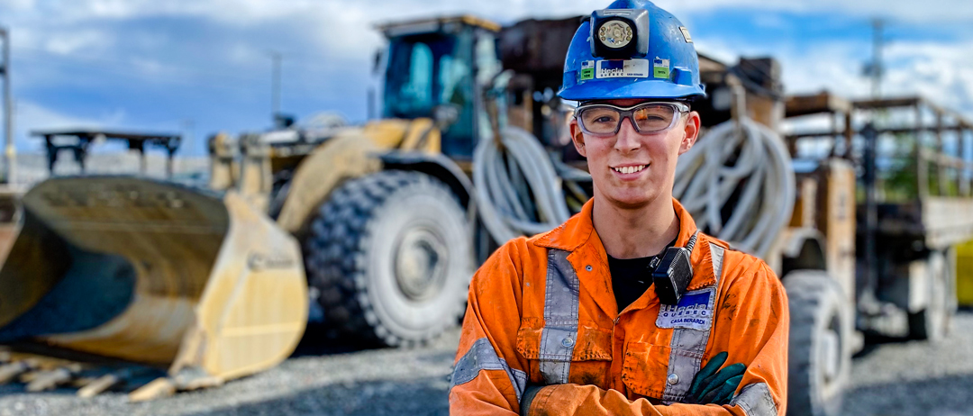 Juliette Gagnon, proud miner